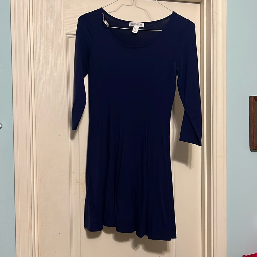 Navy Forever 21 Dress